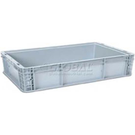 Georg Utz, Inc. 50-2415-50-0 Georg UTZ Small Load Container (SLC) 50-2415-50-0 - 24"L x 15"W x 5"H, Silver Grey image.