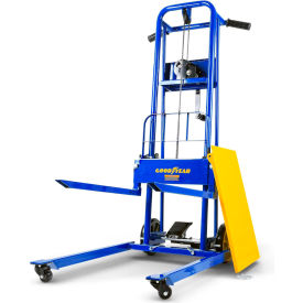 Goodyear Manual Lift & Stacker Four Wheel 330 lb. Capacity 