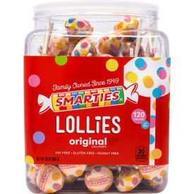 Smarties Wrapped Pops 34 oz 120 count