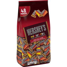 HERSHEYS SPECIAL DARK Mildly Sweet Chocolate Miniatures Assortment 48 oz