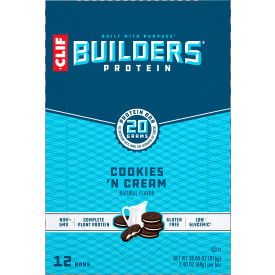 Clif Builder's Protein Bar Cookies & Creme 2.4 oz, 12 Count Clif Builder's Protein Bar Cookies & Creme 2.4 oz, 12 Count