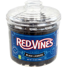 Red Vines Black Licorice Twists 3.5 lb