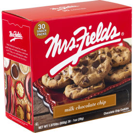 MRS FIELDS Milk Chocolate Chip Cookies 1 oz 30 Count