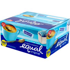 Equal Zero Calorie Original Sweetener Box of 1000 Sweetener Packets