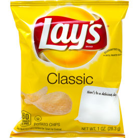 LAYS Original Potato Chips 1 oz 50 Count