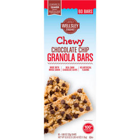 Wellsley Farms Chewy Chocolate Chip Granola Bars .88 oz 60 Count