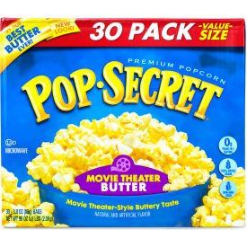 Pop Secret Premium Popcorn Movie Theater Butter 3 oz 30 Count