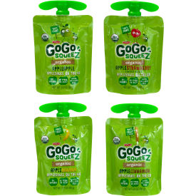 MATERNE GoGo Squeez Organic Applesauce On-The-Go Variety 3.2 oz 20 Count