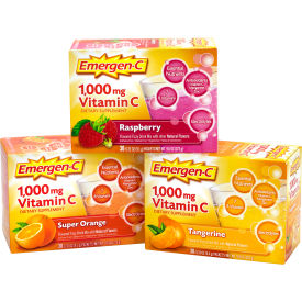 EMERGEN-C 1000mg Vitamin C Dietary Supplement Drink Mix Variety 90 Count