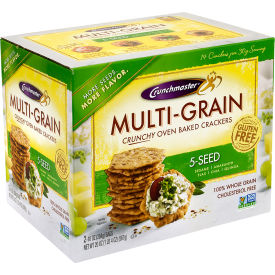 CRUNCHMASTER 5-Seed Multi-Grain Crunchy Oven Baked Crackers 20 Ounce