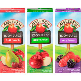 APPLE & EVE 100 Juice Variety Pack 6.75 oz 36 Count