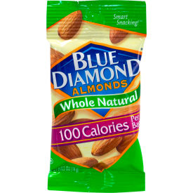 BLUE DIAMOND Whole Natural Almonds On-The-Go Pouches 0.625 oz 42 Count