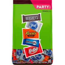 HERSHEYS Assortment Milk Chocolate Reeses Almond Joy Kit Kat York Pattie Bag 33.43 oz