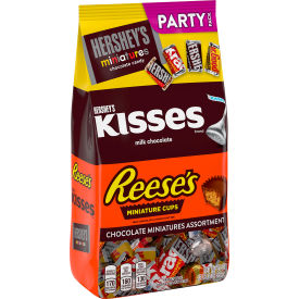 HERSHEYS REESES KISSES Milk Chocolate Candy Assortment 35 oz