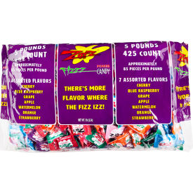 Zots Fizz Power Candy Assorted 425 Count 5 lb