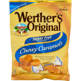 Werthers Original Chewy Caramels Sugar Free 2.75 oz 3 Pack