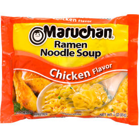 MARUCHAN Ramen Noodle Soup Chicken Flavor Souper 6 Pack 4 Count (24 Packs)