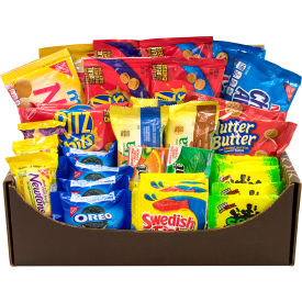 Cookies Crackers Candy and Gum Snacks/Treats Variety Care Package 40 Count