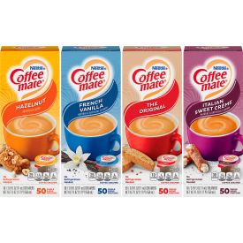 Coffee mate® Singles Variety Pack 50 Count 4 Pack