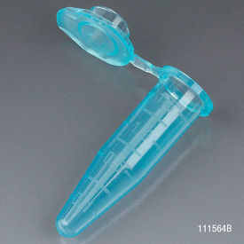 Microcentrifuge Tube 1.5mL Polypropylene Blue Stand-Up Zipbag MG 500/Pack