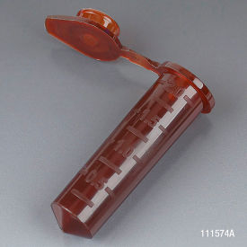 Microcentrifuge Tube 2.0mL Polypropylene Amber Stand-Up Zipbag MG 500/Pack