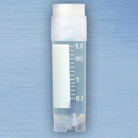 Cryoclear Vials 2mL External Threads Self-Standing Polypropylene 50/Pack