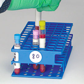 Wireless Tube Rack with RFID For CapTrack CT1 and CT2 models - Full size, 13mm, 72 place, Blue