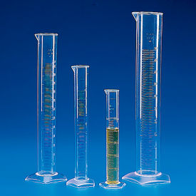Graduated Cylinder, PMP (TPX), Molded Graduations, 10mL, 10/Pack
