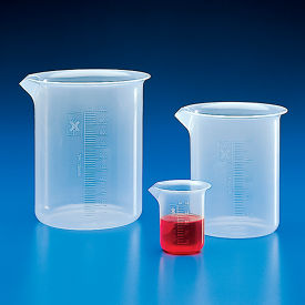 Beaker Polypropylene Molded Graduations 1000mL