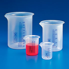 Beaker Polypropylene Printed Graduations 1000mL