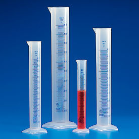 Graduated Cylinder Polypropylene Printed Graduations 10mL