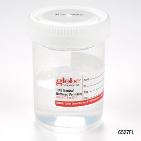 Pre-Filled Container, 120mL (4 oz.), Click Close Lid, Attached Hazard Label, 96/Pack