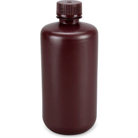 Diamond Essentials Bottle w/Screw Cap, 500mL Amber, 125/Case view 2