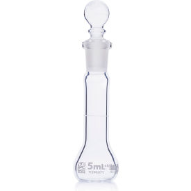 Flask Volumetric  Globe Glass Class A To Contain (TC) ASTM E288 5mL 6/Box