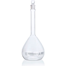 Flask Volumetric Globe Glass Class A To Contain (TC) ASTM E288 1000mL