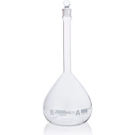 Flask Volumetric Globe Glass Class A To Contain (TC) ASTM E288 2000mL