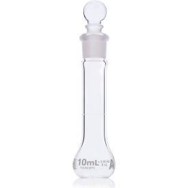 Flask Volumetric Wide Mouth Globe Glass Class A To Contain (TC) ASTM E288 10mL 6/Box