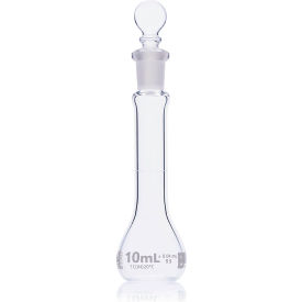 Flask Volumetric  Globe Glass Class B To Contain (TC) ASTME288 10mL 6/Box