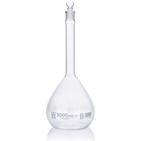 Flask Volumetric Globe Glass Class B To Contain (TC) ASTME288 1000mL