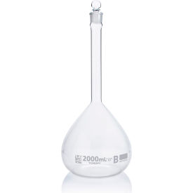 Flask Volumetric Globe Glass Class B To Contain (TC) ASTME288 2000mL