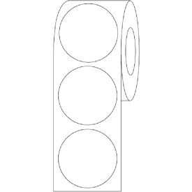Cryo Label 25mm Dots For 50mL Tubes, White, 500/Roll view 2