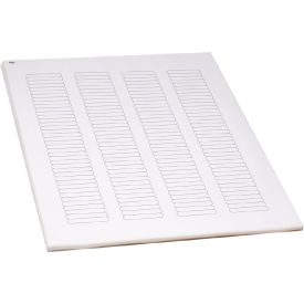 Cryo 38 x 6mm For Microplates, White, 20 Sheets, 156 Label/Sheets view 2