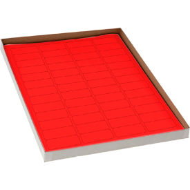 Cryo 43 x 19mm For Cryovials, Red, 20 Sheets, 52 Label/Sheets view 2