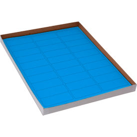 Cryo 67 x 25mm For Racks & Boxes, Blue, 20 Sheets, 30 Label/Sheets view 2