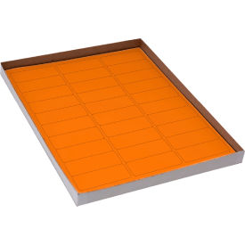 Cryo 67 x 25mm For Racks & Boxes, Orange, 20 Sheets, 30 Label/Sheets view 2