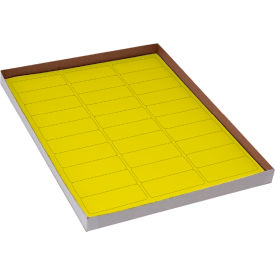 Cryo 67 x 25mm For Racks & Boxes, Yellow, 20 Sheets, 30 Label/Sheets view 2