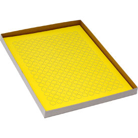 Cryo 13mm Dots For 1.5-2mL Tubes, Yellow, 20 Sheets, 192 Labels view 2