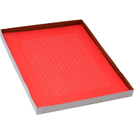 Cryo 9.5mm Dots For 0.5-1.5mL Tubes, Red, 20 Sheets, 192 Label/Sheets view 2