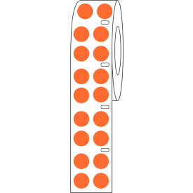 Cryo Direct Thermal Label, 13mm Dots For 2.0mL Tubes, Orange, 4000/Roll view 2