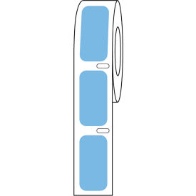 Cryo Direct Thermal Label, 27x13mm For Cryogenic Vials, Blue, 1000/Roll view 2